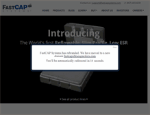 Tablet Screenshot of fastcapsystems.com